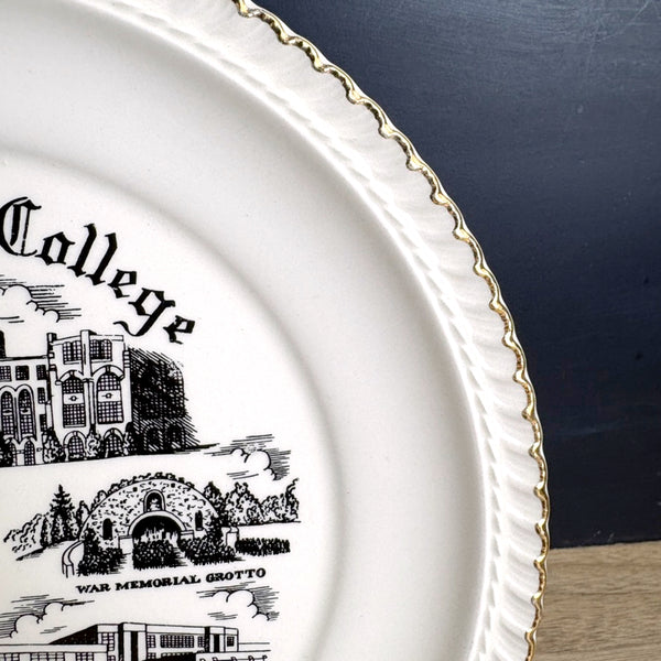 Providence College vintage souvenir plate - vintage college memorabilia - NextStage Vintage
