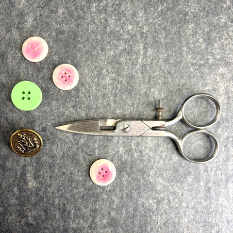 R. Heinisch buttonhole scissors with original set screw - antique - NextStage Vintage