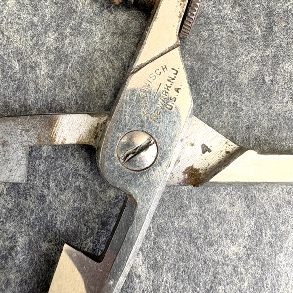 R. Heinisch buttonhole scissors with original set screw - antique - NextStage Vintage