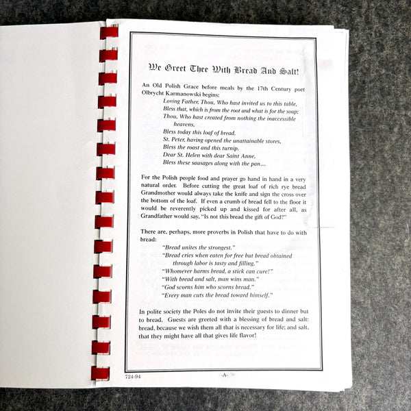 Recipes from the Master Chefs of Our Lady Of Czestochowa Pairsh - Turners Falls, MA - NextStage Vintage