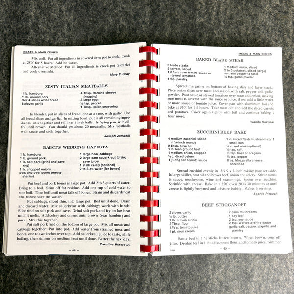 Recipes from the Master Chefs of Our Lady Of Czestochowa Pairsh - Turners Falls, MA - NextStage Vintage