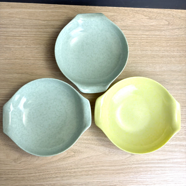 Russel Wright Residential melamine bowls and creamer - 1950s melmac