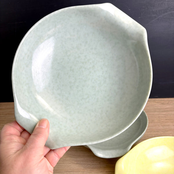 Russel Wright Residential melamine bowls and creamer - 1950s melmac