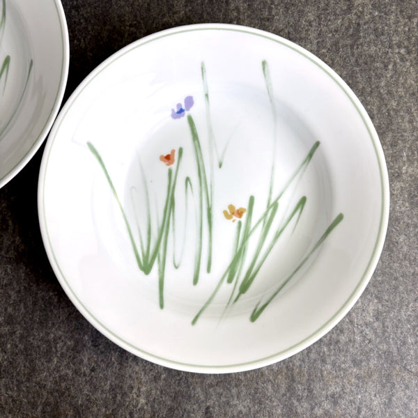 Studio Nova by Mikasa Sketch Book II 8 1/4" rim soup bowl - set of 2 - discontinued pattern - NextStage Vintage