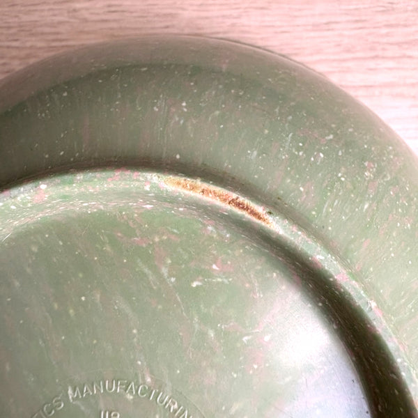 Texas Ware green confetti spatter bowl #118 - 10" - vintage kitchenware - NextStage Vintage