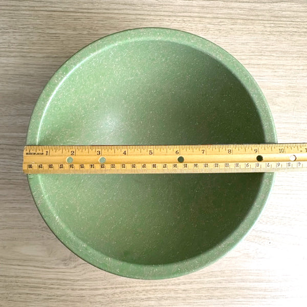 Texas Ware green confetti spatter bowl #118 - 10" - vintage kitchenware - NextStage Vintage