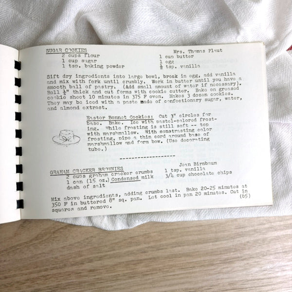 Vintage 1970s community cookbook – Through the Cooking Glass by John Ward PTA Newton MA – 120 Recipes - NextStage Vintage