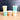 Tupperware Mini Midgets Containers 2oz set of 5 - pastel 101 with clear lids 201 - NextStage Vintage