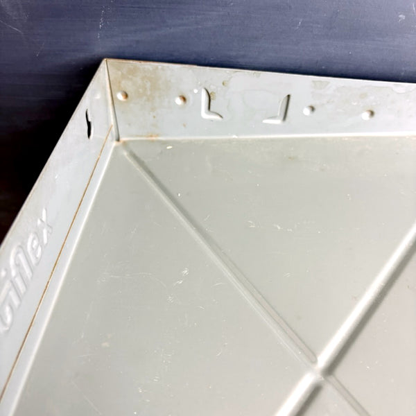 Vintage Vertiflex metal 3 tier filing tray - wall mount or stand - NextStage Vintage