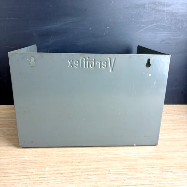 Vintage Vertiflex metal 3 tier filing tray - wall mount or stand - NextStage Vintage