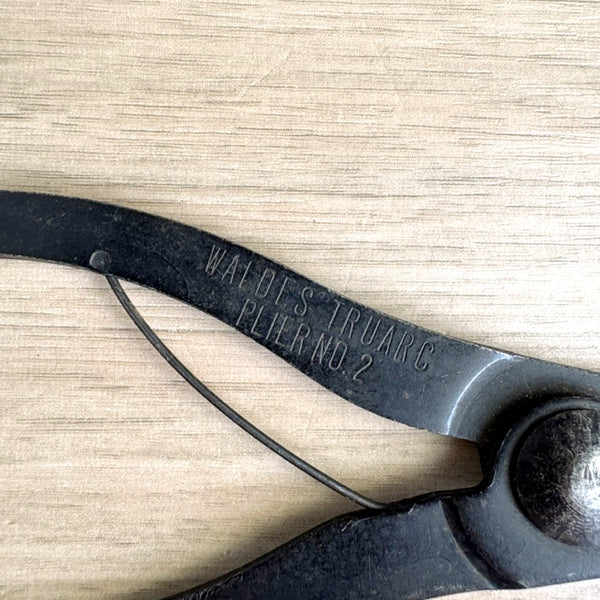 Waldes Truarc Plier No. 3 and No. 2 - vintage snap ring pliers - NextStage Vintage
