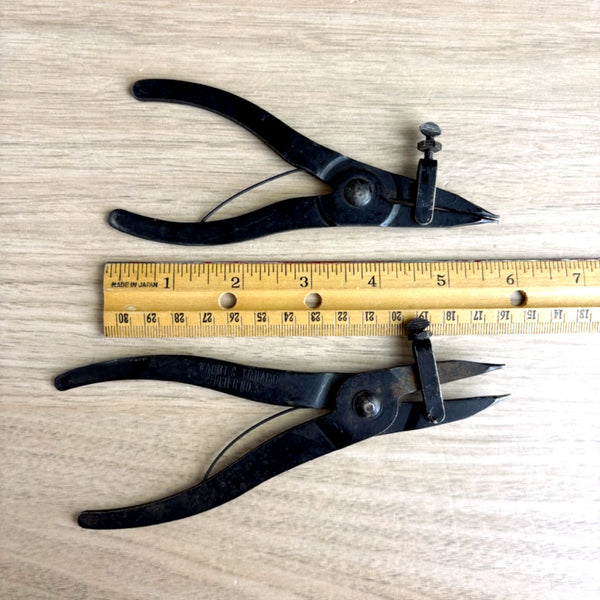Waldes Truarc Plier No. 3 and No. 2 - vintage snap ring pliers - NextStage Vintage