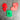 Set of 9 vintage Wilton imprint Christmas cookie cutters – red & green plastic - 1992 - NextStage Vintage