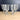Zrike Renaissance clear water goblets - set of 4 - raised fleur-de-lis pattern - NextStage Vintage