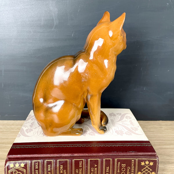 JSC Pottery Abyssinian cat figurine - 1967 vintage - NextStage Vintage