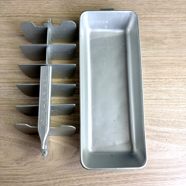 Admiral metal ice cube tray - vintage 1950s ice maker - NextStage Vintage