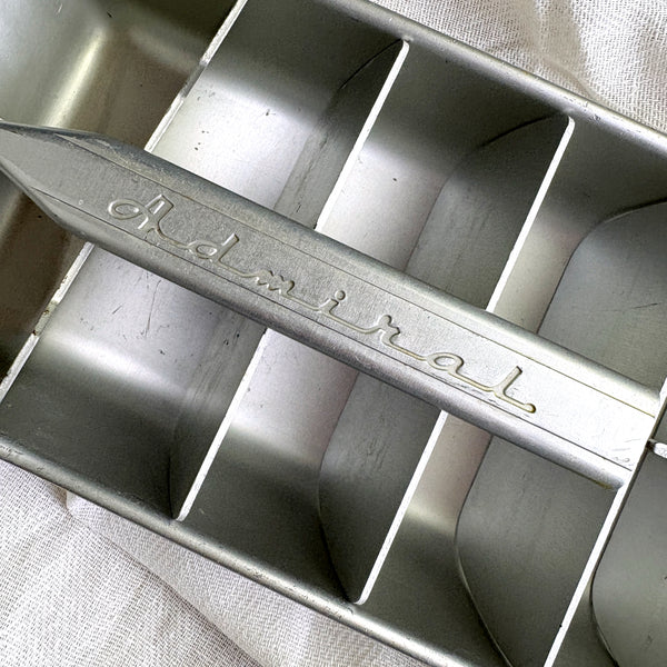Admiral metal ice cube tray - vintage 1950s ice maker - NextStage Vintage