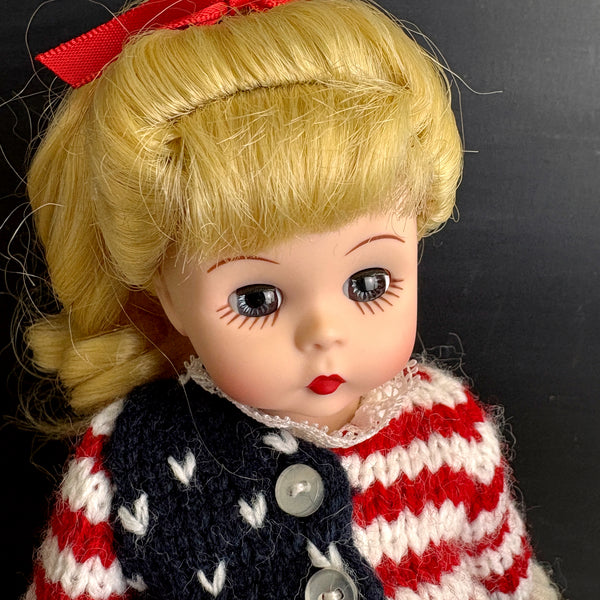 Madame Alexander American Girl Wendy doll with stand - blonde hair