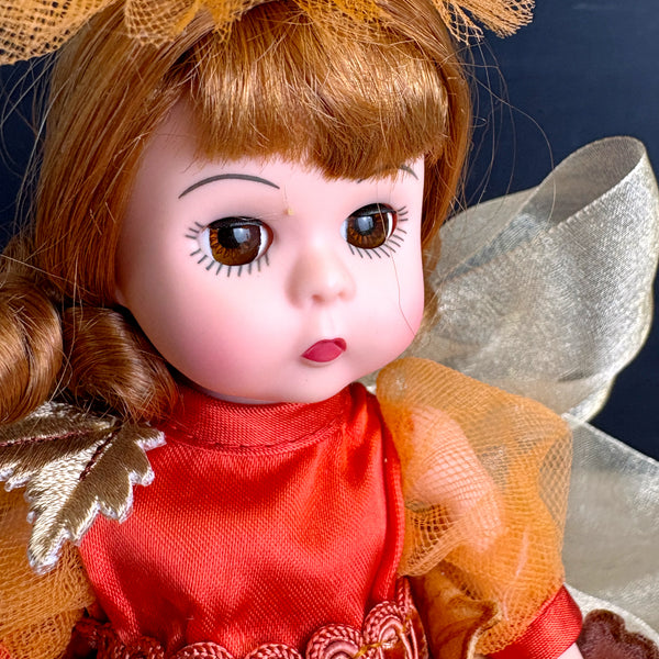 Madame Alexander Fall Angel doll with stand - red hair