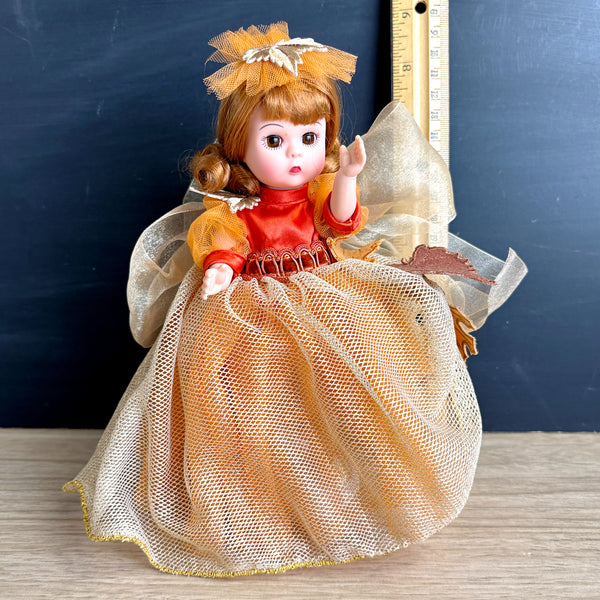 Madame Alexander Fall Angel doll with stand - red hair