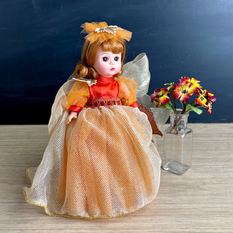 Madame Alexander Fall Angel doll with stand - red hair