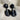 Alexis Bittar black marbled lucite and pavé dangle earrings - post pierced - NextStage Vintage
