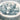 Teal transferware Alhambra England platter - antique china - NextStage Vintage