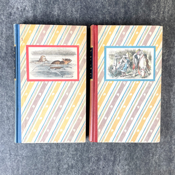 Alice's Adventures in Wonderland and Through the Looking-Glass - 1946 slipcase editions - NextStage Vintage
