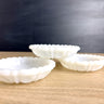 Vintage Anchor Hocking W142 milk glass small ashtrays trinket coaster - set of 3 - 1950s - 1960s - NextStage Vintage