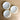 Vintage Anchor Hocking W142 milk glass small ashtrays trinket coaster - set of 3 - 1950s - 1960s - NextStage Vintage