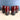 Vintage Mid-Century Anchor Hocking Newport Royal Ruby Flat Tumblers – set of 4, 12 oz - NextStage Vintage