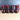 Vintage Mid-century Anchor Hocking Royal Ruby Red Vases – Set of 4 - NextStage Vintage