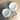 Vintage Anchor Hocking W142 milk glass ashtrays trinket  - set of 2 - 1950s - 1960s