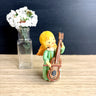 Anri Toriart musical angel with string bass - 3.25" tall - vintage collectible - NextStage Vintage