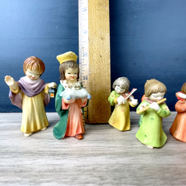 Anri Toriat mixed Christmas miniatures - set of 7 - NextStage Vintage