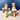 Anri Toriat mixed Christmas miniatures - set of 7 - NextStage Vintage