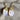 Anthropologie Mother of Pearl Teardrop Dangle Earrings, Gold Vine & Crystal Accents - NextStage Vintage