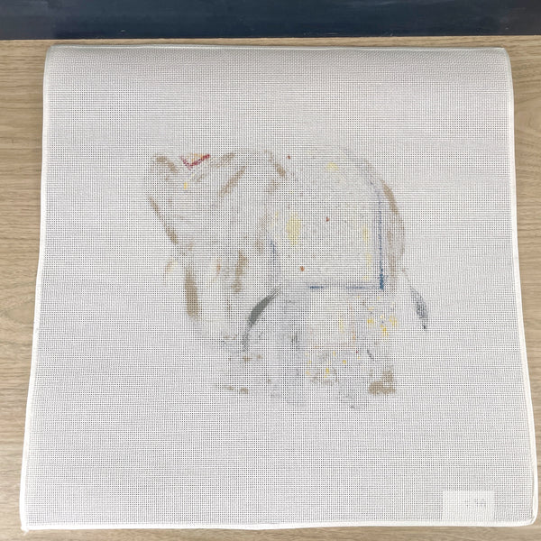 CanvasWorks Traditions elephants needlepoint canvas #AP7 - NextStage Vintage