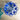 Vintage Czech Art Glass Petal Bowl Set - Aqua & Sapphire Blue - Bohemian Glass Trinket Dish Pair - NextStage Vintage