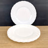 Arcopal Trianon White salad plates - set of 4 - vintage dishes - NextStage Vintage
