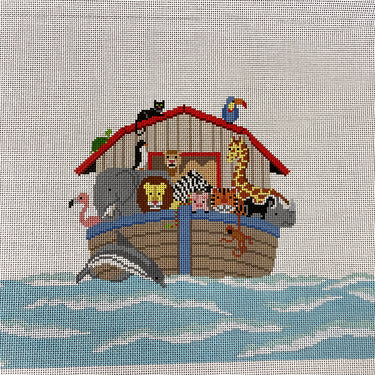 Susan Roberts Noah's Ark needlepoint canvas #2315 - NextStage Vintage