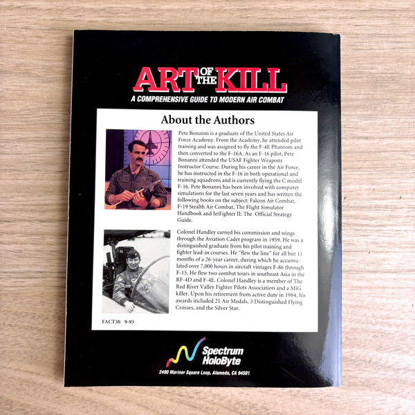 Art of the Kill: A Comprehensive Guide to Modern Air Combat - Pete Bonanni - 1993 paperback