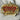 ART gold and brocade crown brooch - vintage fine costume jewelry - NextStage Vintage
