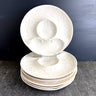Artichoke plates - set of 6 - Czechoslovakia ceramic - NextStage Vintage