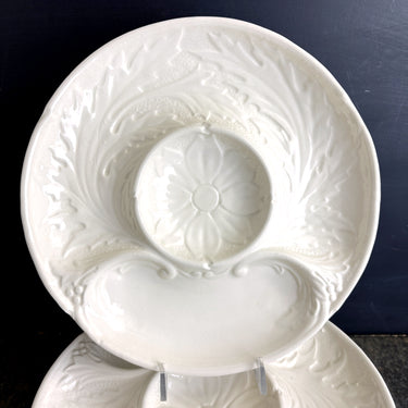 Artichoke plates - set of 6 - Czechoslovakia ceramic - NextStage Vintage