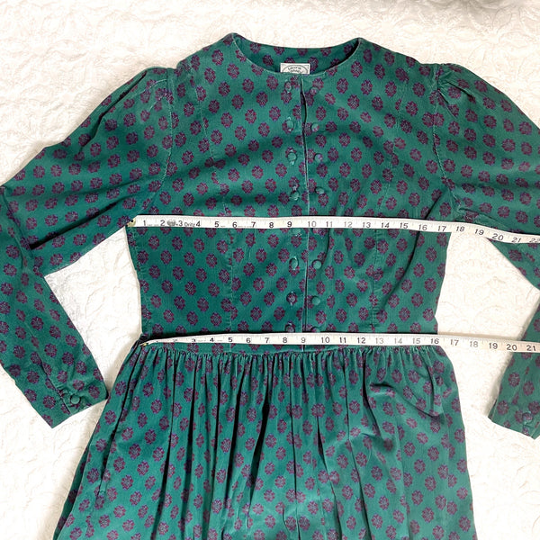 Laura Ashley corduroy dress - 1980s vintage - NextStage Vintage
