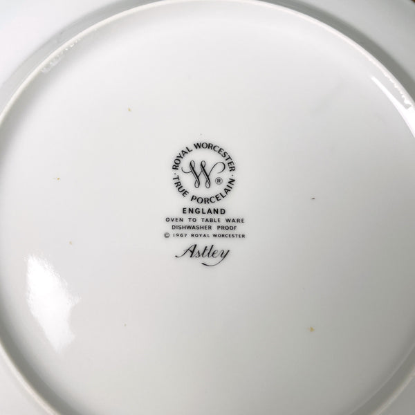 Royal Worcester Astley salad plates - set of 4 - NextStage Vintage