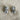 Asymmetrical Multi Gemstone Cluster Earrings Y2k Sterling and Vermeil - NextStage Vintage