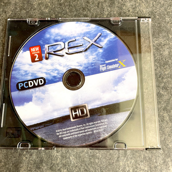 Flight Simulator X audio environment airliner edition and REX PC DVDs