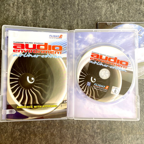 Flight Simulator X audio environment airliner edition and REX PC DVDs